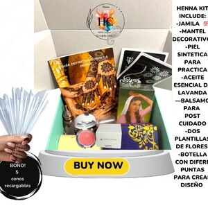 Henna kit by: holístic creative by: Mindfully nutrition